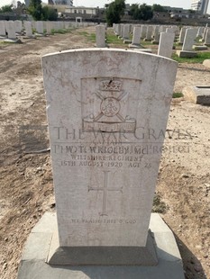 BAGHDAD (NORTH GATE) WAR CEMETERY - WRIGLEY, WILLOUGHBY THORNTON
